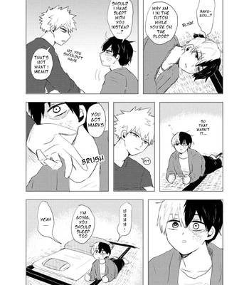[Hogaraka Takashi-kun] Doki Doki Bed Sharing  – Boku no Hero Academia dj [Eng] – Gay Manga sex 5