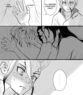 [Ririka] A story about Senku-chan who can’t sleep without having sex – Dr. Stone dj [Eng] – Gay Manga sex 7