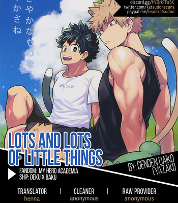 [Denden Daiko (Yazaki)] Lots and lots of little things – My Hero Academia dj [Eng] – Gay Manga sex 38