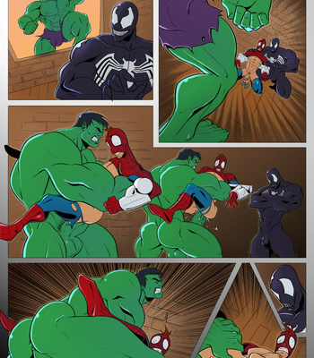 [Dizdoodz] Spider-man x Hulk Comic Commission 2015 – Gay Manga thumbnail 001