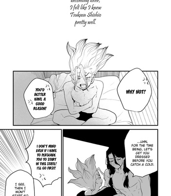 Gay Manga - [Saruo] Your first everything – Dr. Stone dj [Eng] – Gay Manga