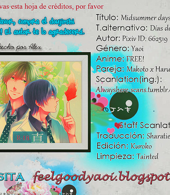 [Yu-Cho] Manatsu no hibi – Free! dj [Español] – Gay Manga sex 29