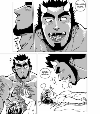 [Chijimetaro] Blue Ogre Holiday [Esp] – Gay Manga sex 22