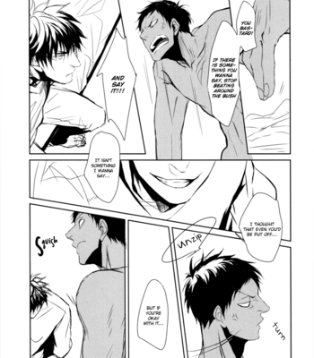 [Kiminama/ Rokuro] Kuroko no Basuke dj – What You Feel Is What I Feel [Eng] – Gay Manga sex 12