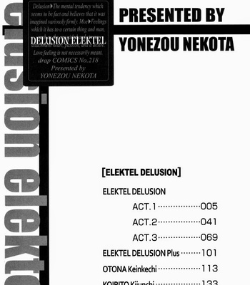 [Nekota Yonezou] Elektel Delusion v.1 [Eng] – Gay Manga sex 189