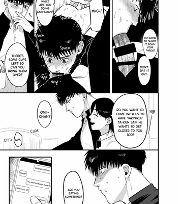 [Yumeno (Tanuki no Tama bukuro)] I’ll Take You Instead Of Your Little Sister – Imouto no Kawari wa Omae ga Ii [Eng] – Gay Manga sex 21