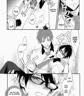 [ABee/ Hachi Fujiko] Free! dj – Makoto no megane wa eroero megane [Eng] – Gay Manga sex 6