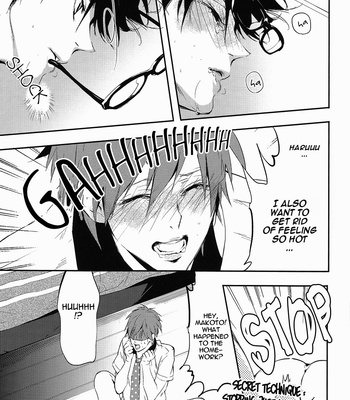 [ABee/ Hachi Fujiko] Free! dj – Makoto no megane wa eroero megane [Eng] – Gay Manga sex 16