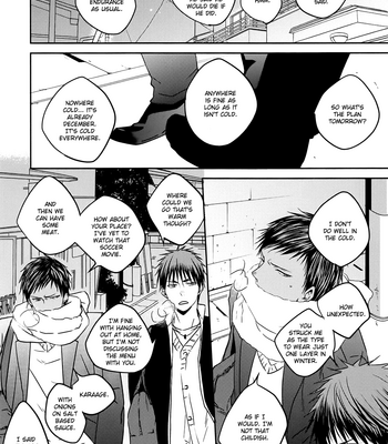[oniyuri (Tayoko)] Kuroko no Basuke dj – Tsumetai Nukumori, Kimi no Soba [Eng] – Gay Manga sex 6
