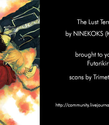 [NINEKOKS] Fullmetal Alchemist dj – The Lust Terrorist [Eng] – Gay Manga thumbnail 001