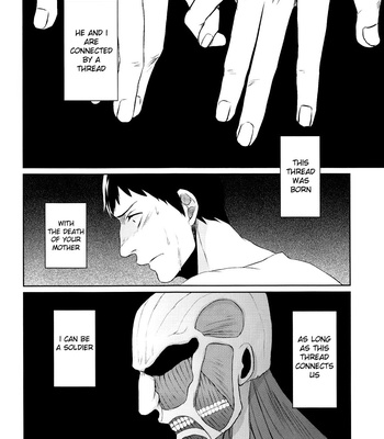 [yojoujan-naizou] Tsumi no Ito – Attack on Titan dj [Eng] – Gay Manga sex 21