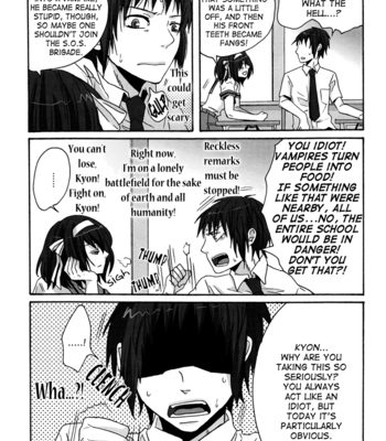 [Zerohaku] Hey! Koizumi, Let Me Bite You! – The Melancholy of Haruhi Suzumiya [Eng] – Gay Manga sex 7