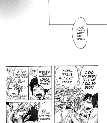 [Zerohaku] Hey! Koizumi, Let Me Bite You! – The Melancholy of Haruhi Suzumiya [Eng] – Gay Manga sex 8