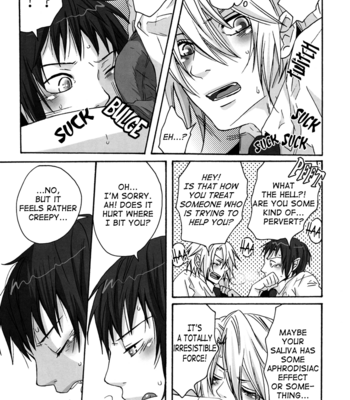 [Zerohaku] Hey! Koizumi, Let Me Bite You! – The Melancholy of Haruhi Suzumiya [Eng] – Gay Manga sex 12