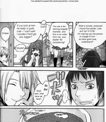 [Zero Haku/ FUJI Mako] The Melancholy of Haruhi Suzumiya dj – Pink! [Eng] – Gay Manga sex 2
