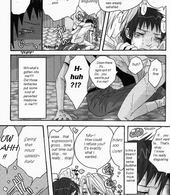 [Zero Haku/ FUJI Mako] The Melancholy of Haruhi Suzumiya dj – Pink! [Eng] – Gay Manga sex 24