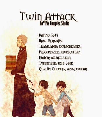 Gay Manga - [La*Pis Studio] Twin Attack – Ao no Exorcist dj [Eng] – Gay Manga