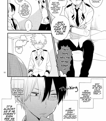 [Kushiyabu (Kuroda)] Boku no Hero Academia dj – Machi no Heiwa no Tame ni Todoroki-kun to Bakugou-kun ga Koi wo Shinakerebanaranai [Eng] – Gay Manga sex 10