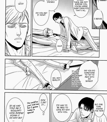 [sable] Shingeki no Kyojin dj – INCUBUS in the Holy Night [Eng] – Gay Manga sex 9