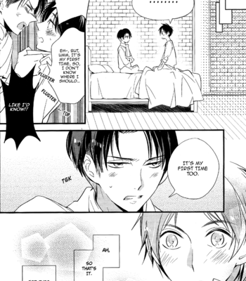[Arabic Yamato] Shingeki no Kyojin dj – Hajimete Doushi [Eng] – Gay Manga sex 7