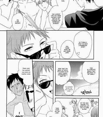 [lisky girl/Sayako] Sex on the Bearch – Kuroko no Basuke dj [Eng] – Gay Manga sex 7