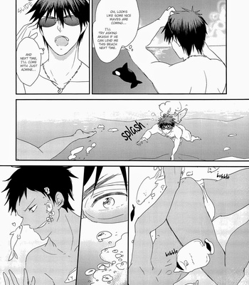 [lisky girl/Sayako] Sex on the Bearch – Kuroko no Basuke dj [Eng] – Gay Manga sex 11