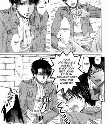 [aqua/Pierre] Shingeki no Kyojin dj – Levi-heichou to Himitsu no Heya [Eng] – Gay Manga sex 3