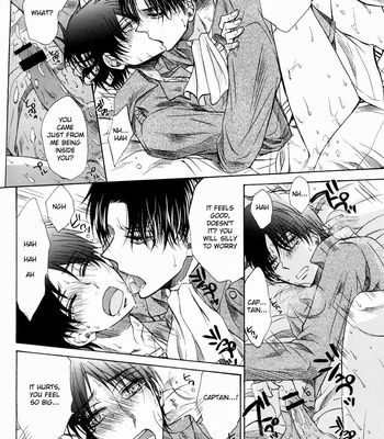 [aqua/Pierre] Shingeki no Kyojin dj – Levi-heichou to Himitsu no Heya [Eng] – Gay Manga sex 10