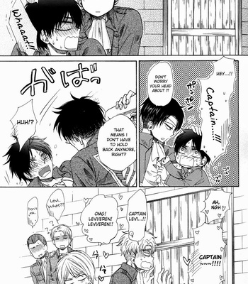 [aqua/Pierre] Shingeki no Kyojin dj – Levi-heichou to Himitsu no Heya [Eng] – Gay Manga sex 13
