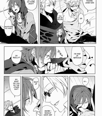 [Ika Natsu/QUATTRO] Dramatical Murder dj – Midorijima no Idol wa, ● ga ○○ Datta You Desu [Eng] – Gay Manga sex 10