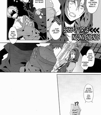 [Ika Natsu/QUATTRO] Dramatical Murder dj – Midorijima no Idol wa, ● ga ○○ Datta You Desu [Eng] – Gay Manga sex 22