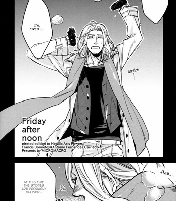 [MICROMACRO] Hetalia dj – Friday After Noon [Eng] – Gay Manga sex 7