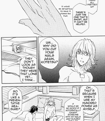 [Pink Power] Tiger & Bunny dj – Totonoerareta Yubisaki no Seinen to Fukadzume Ojisan [Eng] – Gay Manga sex 22