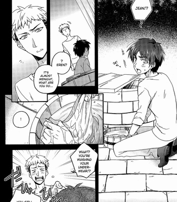 [dg/Doguu] Ore-tachi Tsukiattemasun – Chuuhen – Shingeki no Kyojin dj [Eng] – Gay Manga sex 5