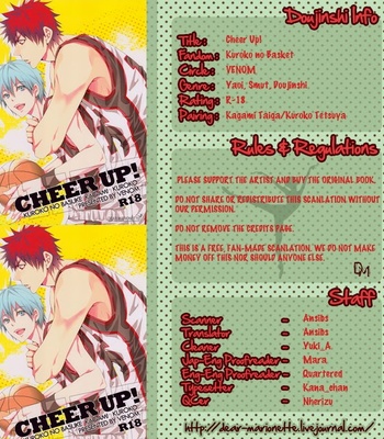 Gay Manga - [VENOM] Kuroko no Basuke dj – Cheer Up! [Eng] – Gay Manga