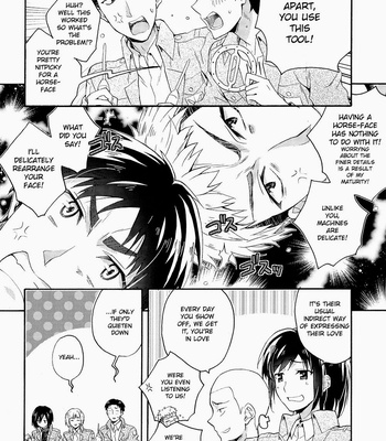 [dg/Doguu] Ore-tachi Tsukiattemasun – Kouhen – Ue – Shingeki no Kyojin dj [Eng] – Gay Manga sex 11