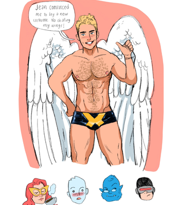 [Josh Cornillon] Himbo Angel Zine – X-Men dj [Eng] – Gay Manga sex 3