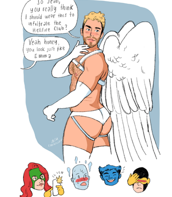 [Josh Cornillon] Himbo Angel Zine – X-Men dj [Eng] – Gay Manga sex 4