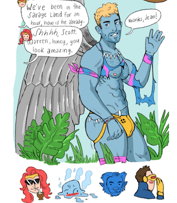 [Josh Cornillon] Himbo Angel Zine – X-Men dj [Eng] – Gay Manga sex 6