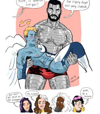 [Josh Cornillon] Himbo Angel Zine – X-Men dj [Eng] – Gay Manga sex 8