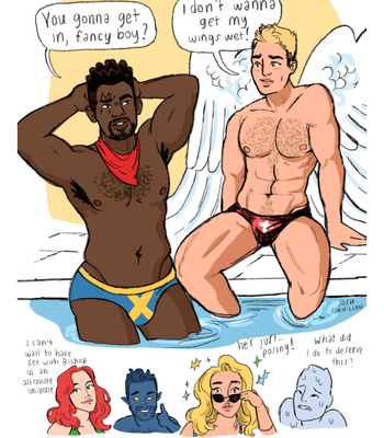 [Josh Cornillon] Himbo Angel Zine – X-Men dj [Eng] – Gay Manga sex 9