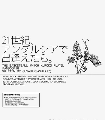 [Gusari/Shishou] Kuroko no Basuke dj – 21 Seiki, Andalucia Deaetara [Eng] – Gay Manga sex 4