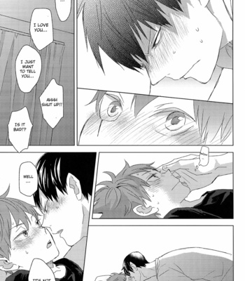 [Bubunhanten] Aishiteru to tsutaetai – Unmei Nante Iranai After Story – Haikyuu dj [Eng] – Gay Manga sex 29