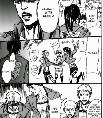 [SOUTH*NOTE] Shingeki no Kyojin dj – Honjitsu wa Seiten nari [Eng] – Gay Manga sex 10