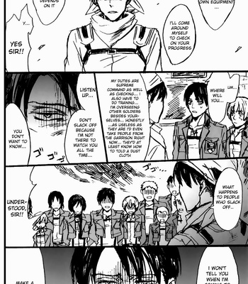 [SOUTH*NOTE] Shingeki no Kyojin dj – Honjitsu wa Seiten nari [Eng] – Gay Manga sex 11