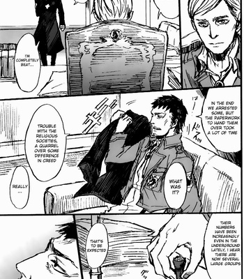 [SOUTH*NOTE] Shingeki no Kyojin dj – Honjitsu wa Seiten nari [Eng] – Gay Manga sex 26