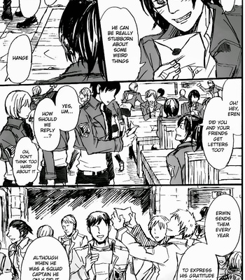[SOUTH*NOTE] Shingeki no Kyojin dj – Honjitsu wa Seiten nari [Eng] – Gay Manga sex 42
