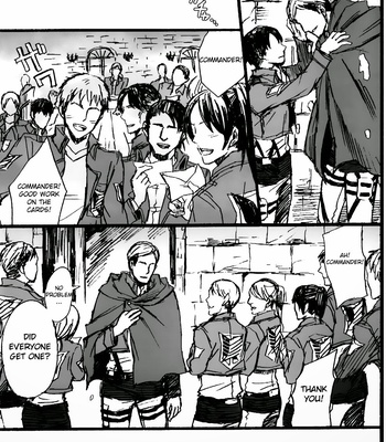 [SOUTH*NOTE] Shingeki no Kyojin dj – Honjitsu wa Seiten nari [Eng] – Gay Manga sex 56