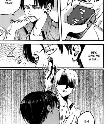 [Chop!! & MORBID+LOVERS] Shingeki no Kyojin dj – Iwayuru Isshu no Bakageta o-Asobi [Eng] – Gay Manga sex 10