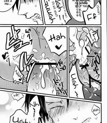 [Chop!! & MORBID+LOVERS] Shingeki no Kyojin dj – Iwayuru Isshu no Bakageta o-Asobi [Eng] – Gay Manga sex 20